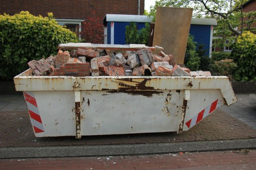 House clearance professionals working in a Clapham property