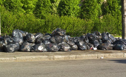 Sorted household recyclable materials